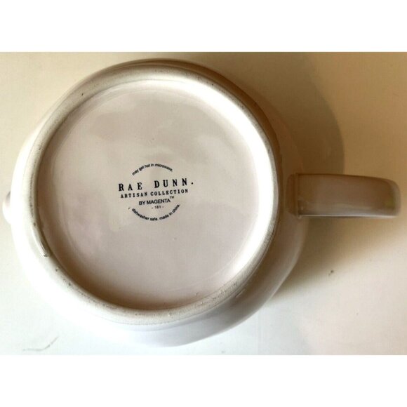 Rae Dunn Artisan Collection Trick Or Treat Mixing Bowl & 2 Halloween Skeleton Tr - Picture 5 of 15